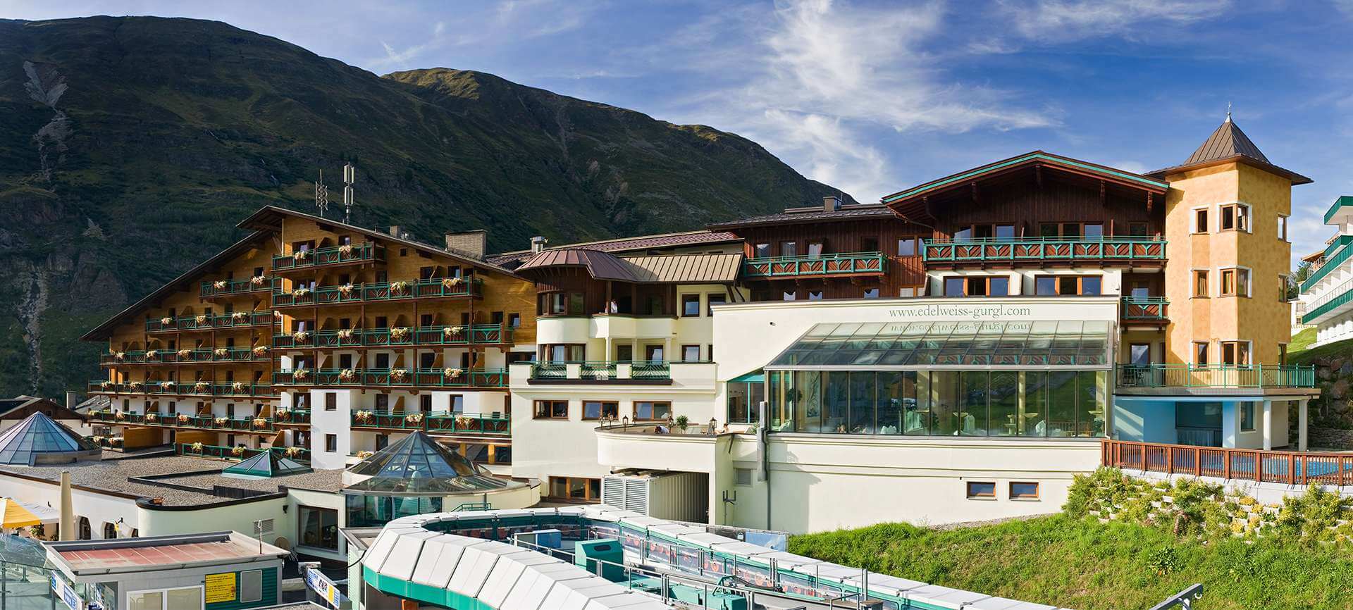 Hotel in den Bergen Tirols, Obergurgl